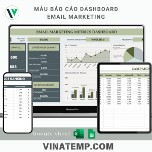 Mẫu báo cáo các chiến dịch email marketing