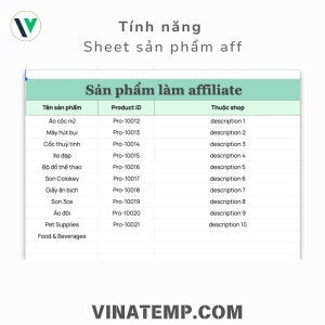 Mẫu báo cáo report làm tiếp thị liên kết