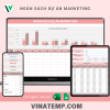 Mẫu kế hoạch ngân sách dự án Marketing