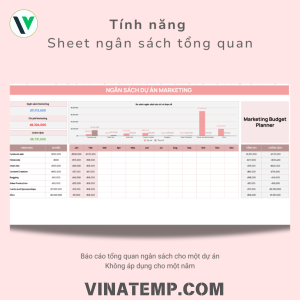Mẫu kế hoạch ngân sách dự án Marketing