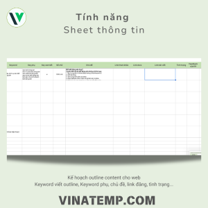 Mẫu kế hoạch SEO tổng thể
