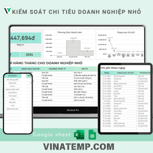 Mẫu kiểm soát chi tiêu cho doanh nghiệp nhỏ