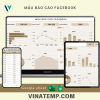 Mẫu theo dõi ngân sách báo cáo Ads Facebook