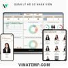 Mẫu Quản Lý Hồ Sơ Nhân Viên Chi Tiết